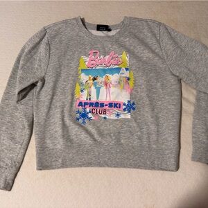 Barbie XL crop top sweatshirt